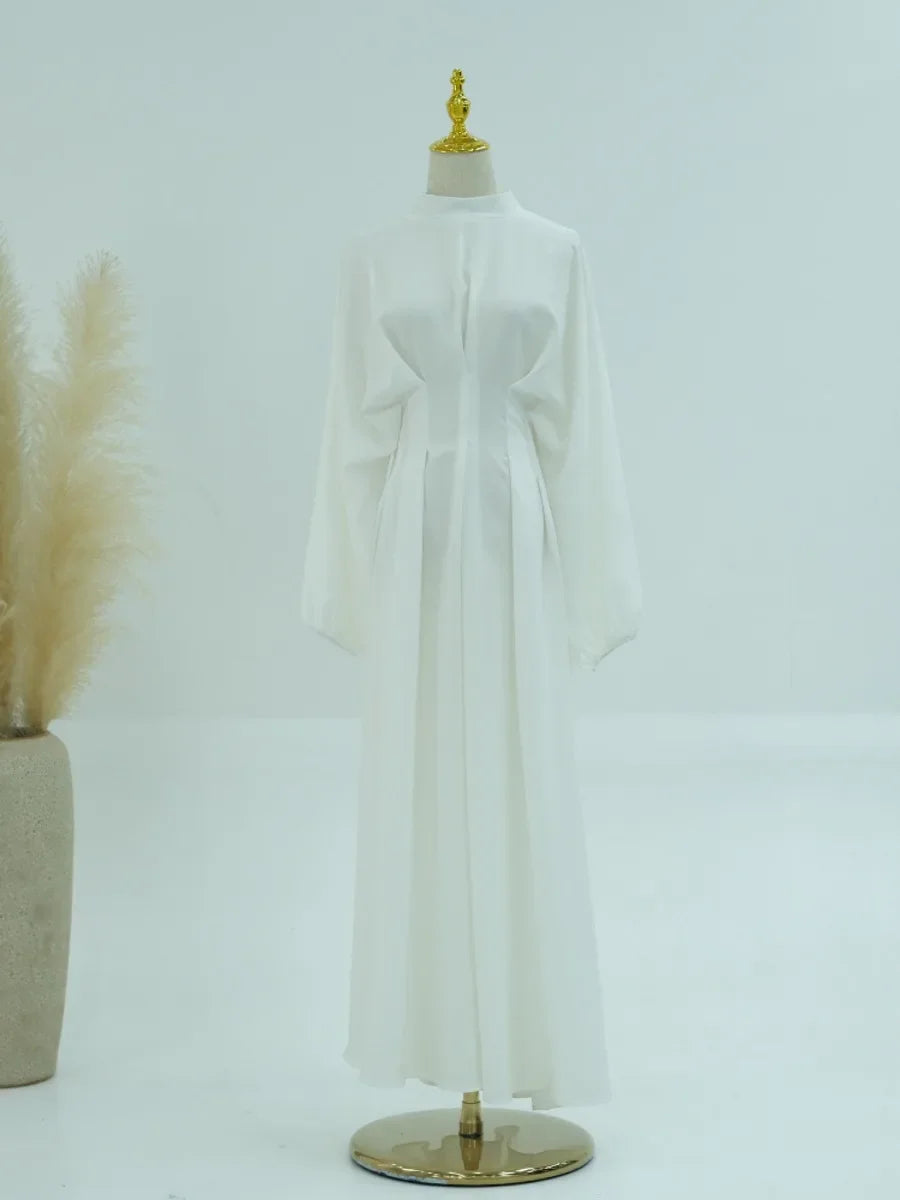 Women Jalabiya Ramadan Robe Dress Full Sleeve