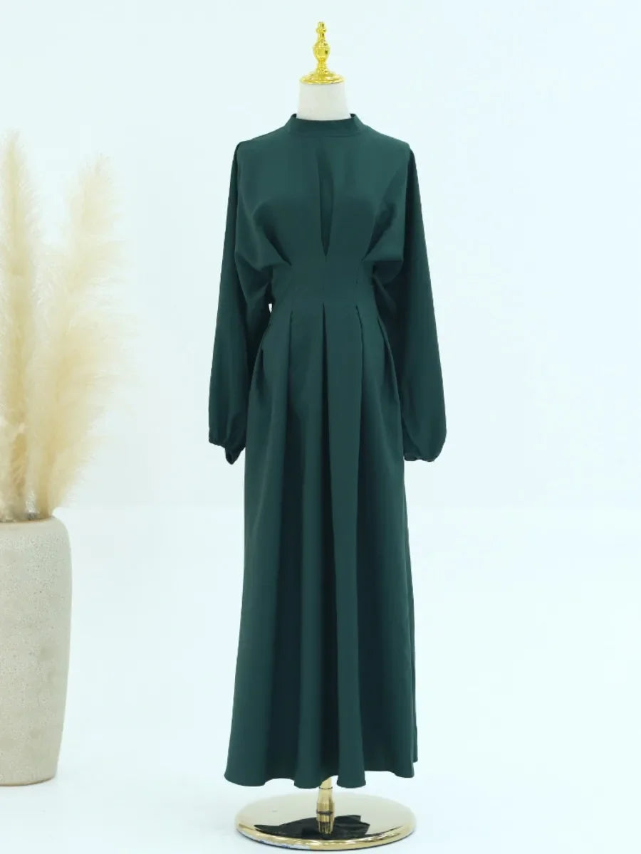 Women Jalabiya Ramadan Robe Dress Full Sleeve