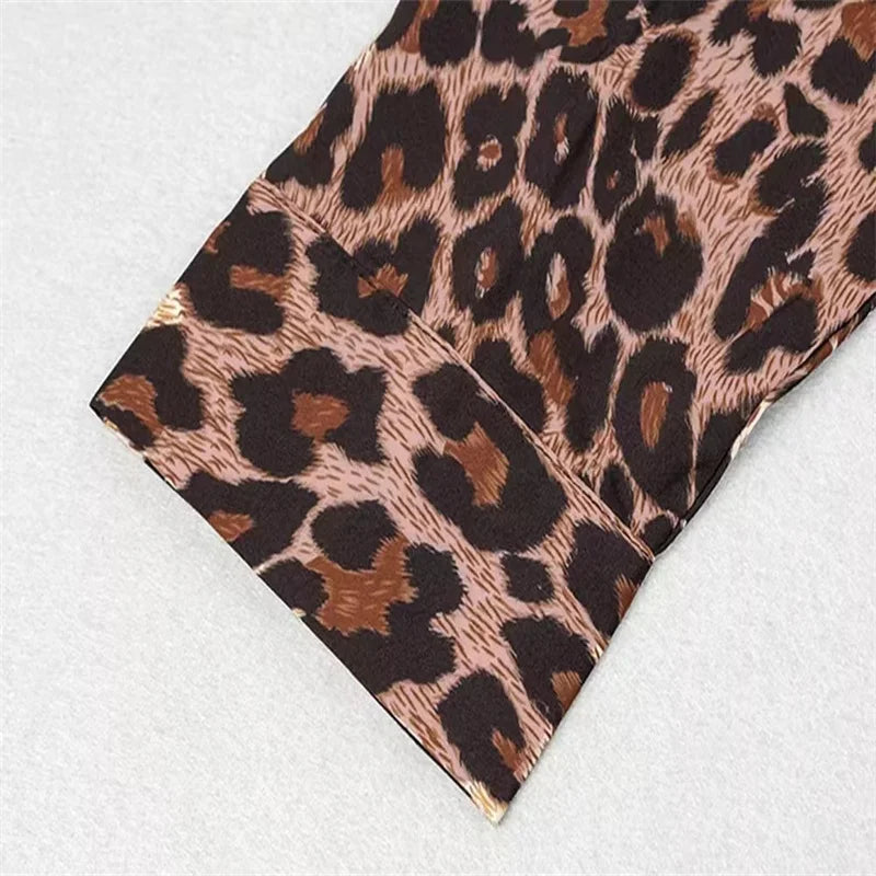 High Quality Leopard Print Men's Shirts