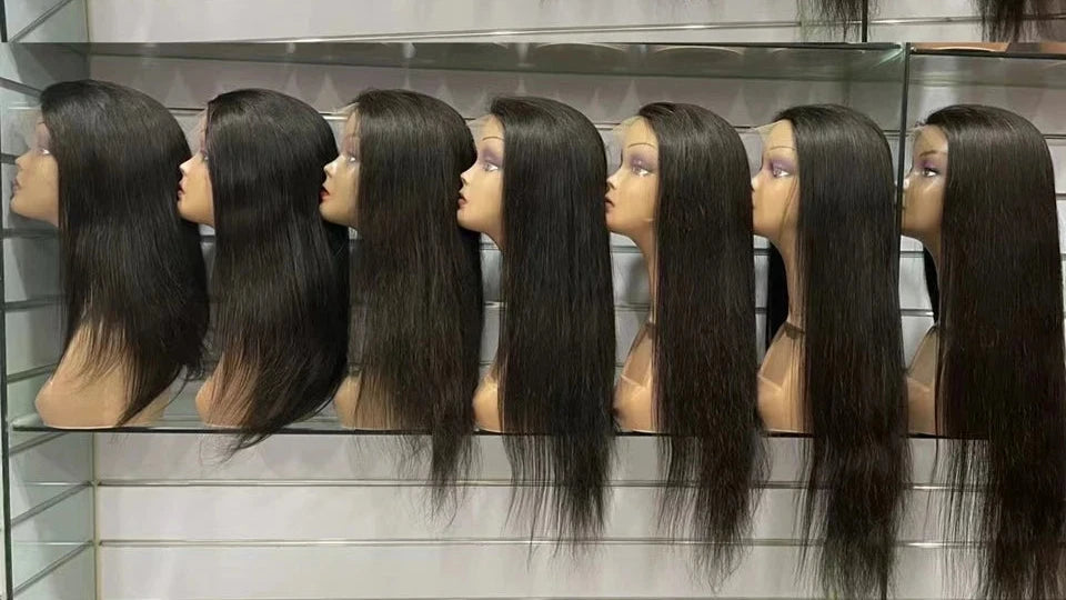 30 34 Inch Bone Straight Transparent 13X4 Lace Frontal Wigs For Women Brazilian Lace Front Human Hair Wig Sale