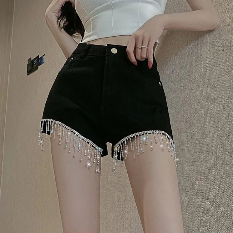 High Waist Slim Fit Show Thin Show High Exquisite Women's Shorts