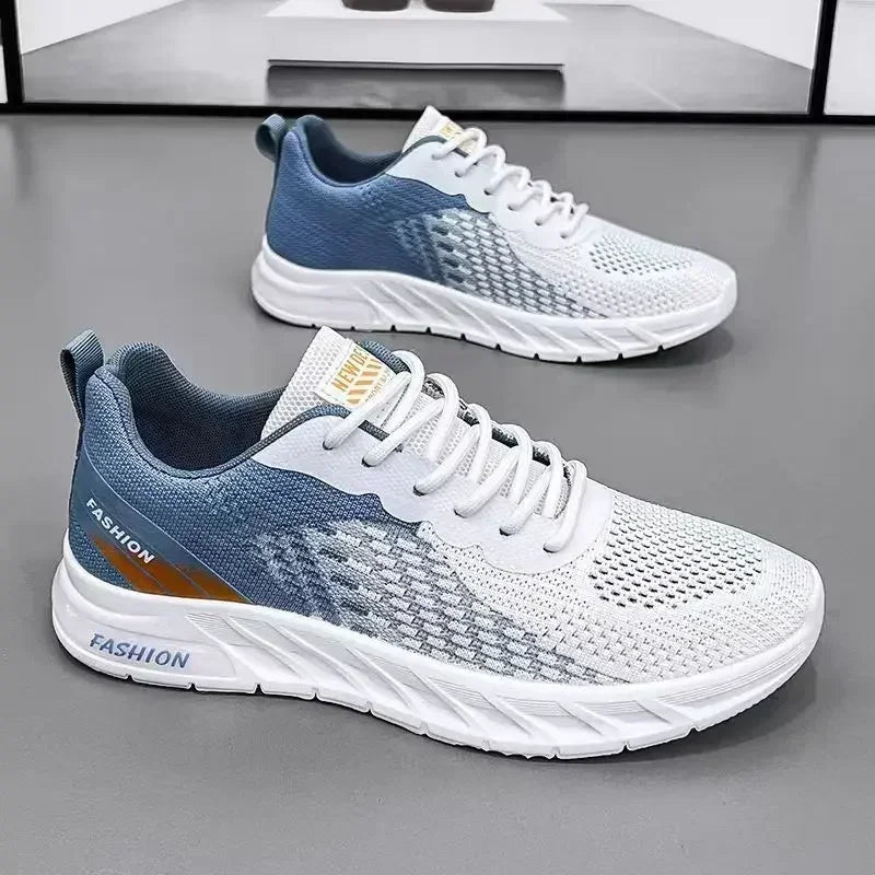 Mens Running Shoes Breathable Knit Sport Sneakers Cushion Casual Gym Athletic Trainers Outdoor Jogging  Shoes