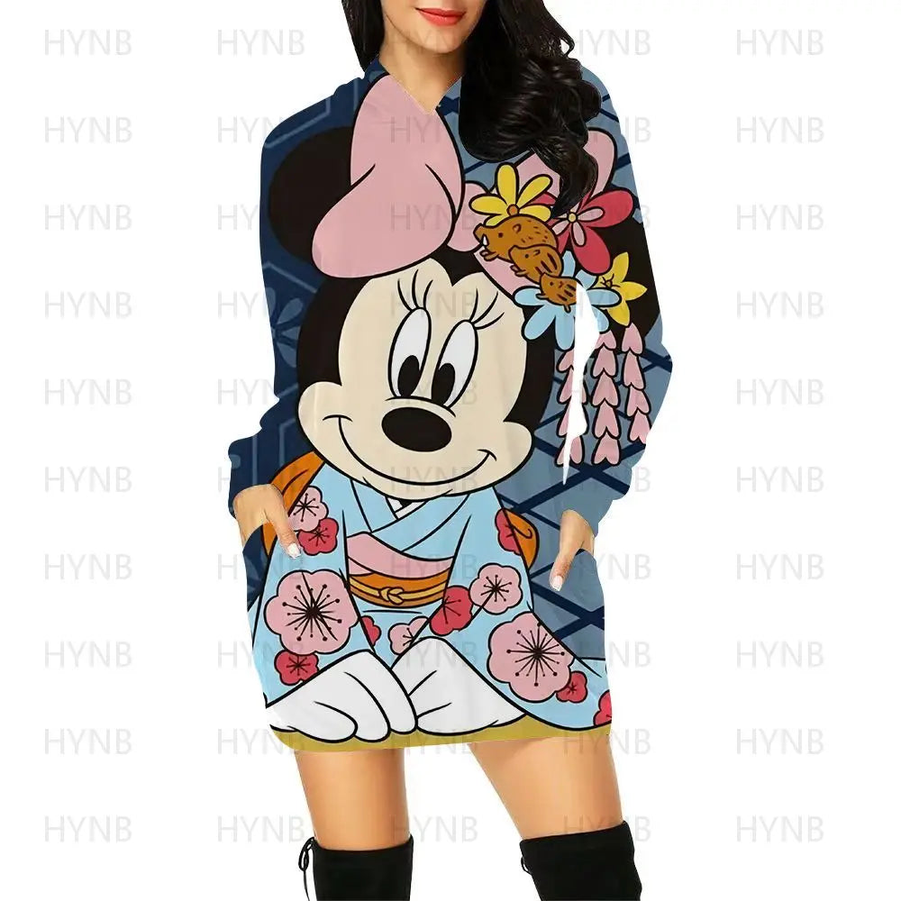 Sweater Long Sleeves Luxury Hoodie Disney Kawaii Mickey