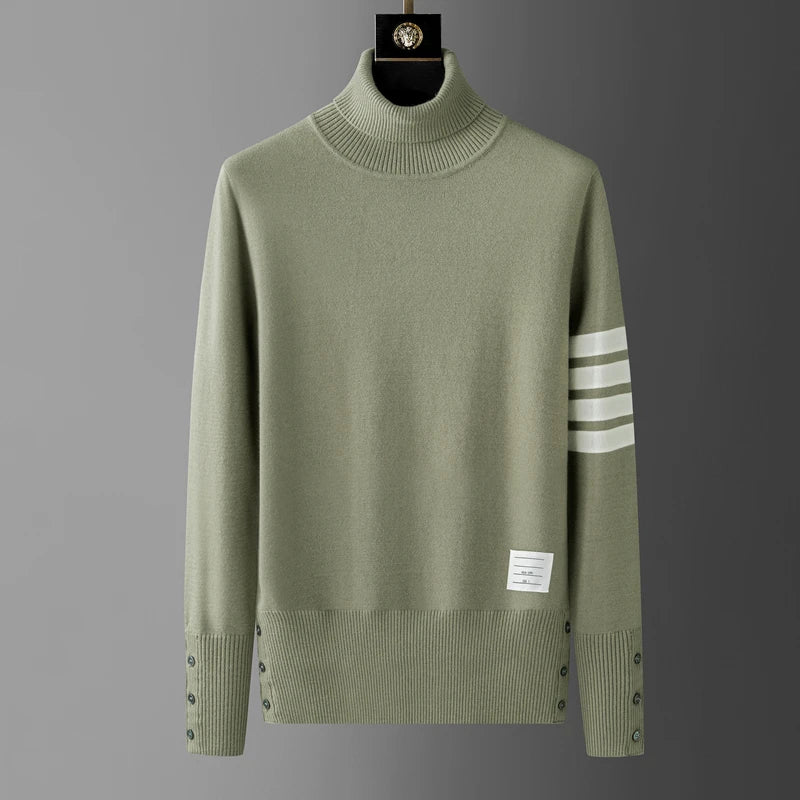 High end luxury brand high neck sweater