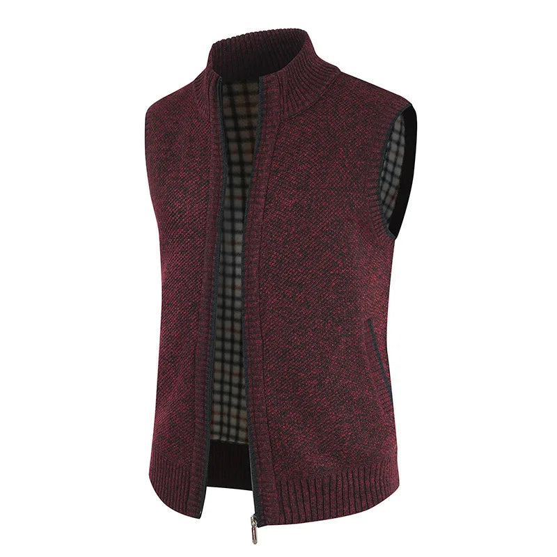 KB New Men's Coat Fashion Warm Outer Wear Vest