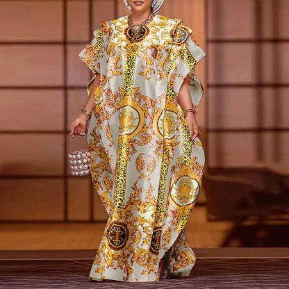 Plus Size 5XL Elegant Maxi Long Dress