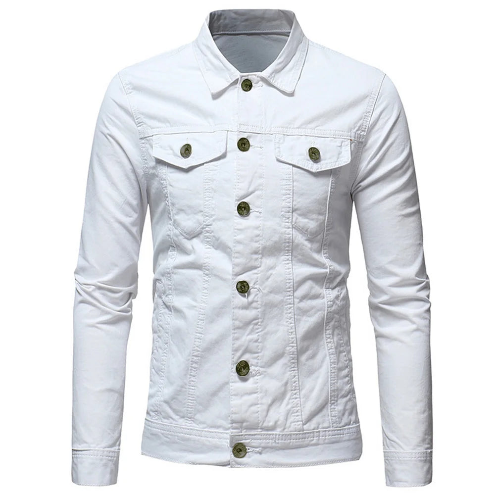 Men's Denim Collar Shirt