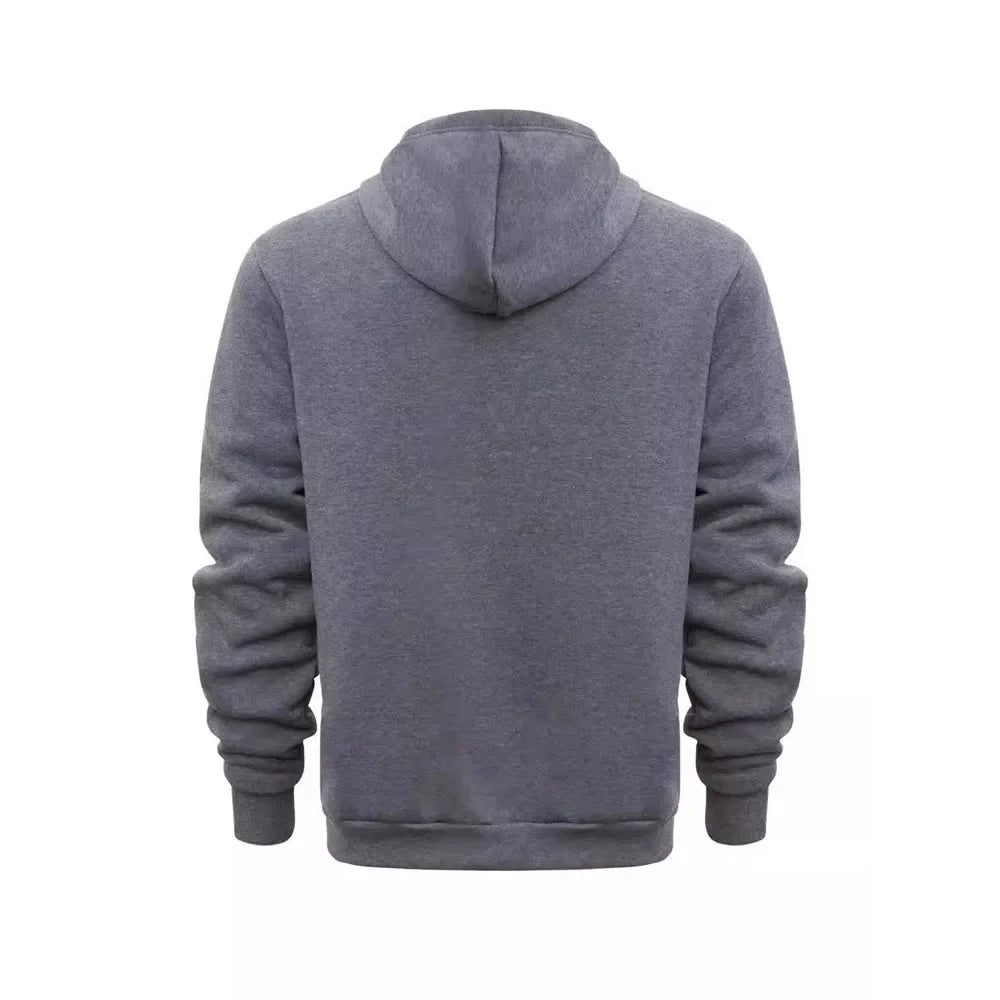 Men's Hoody Cardigan Sweatshirt Color Blocking