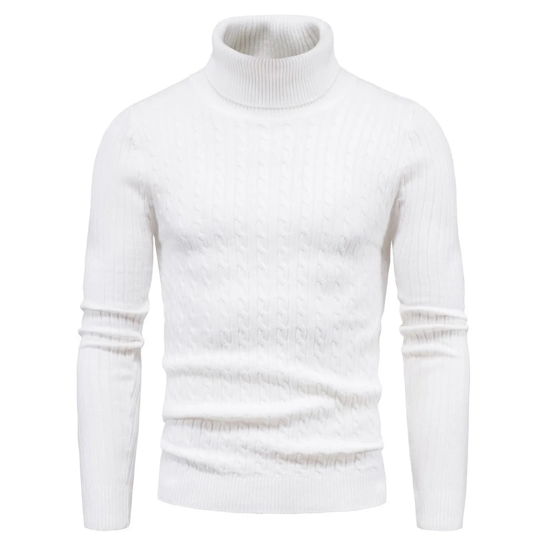 Turtleneck Warm Fashion Solid Color sweater