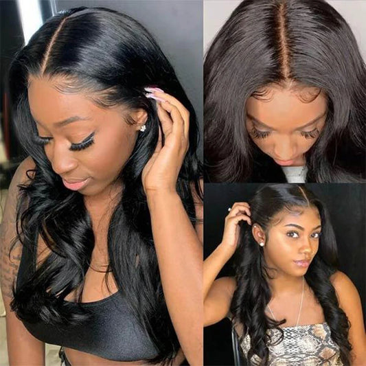 13x4 Swiss Lace Front Human Hair Wigs 22“ 34” Inch Brazilian Frontal Wig Body Wave4x4 Lace Closure Wigs with Baby Hair