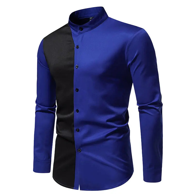 Luxury Clothes Men Blusas Estampadas Dress Shirt Wedding Party Social Festival