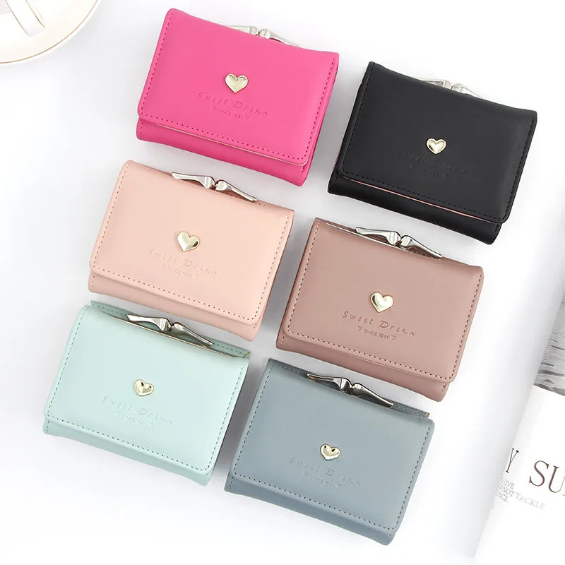 New Mini Short Women Wallets High Quality