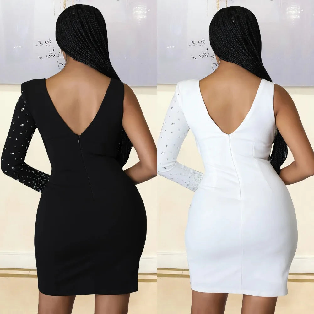 One Shoulder Bodycon Party Dresses