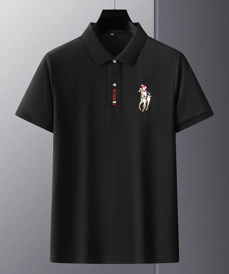 High end luxury POLO shirt with exquisite letter embroidery brand T-shirt