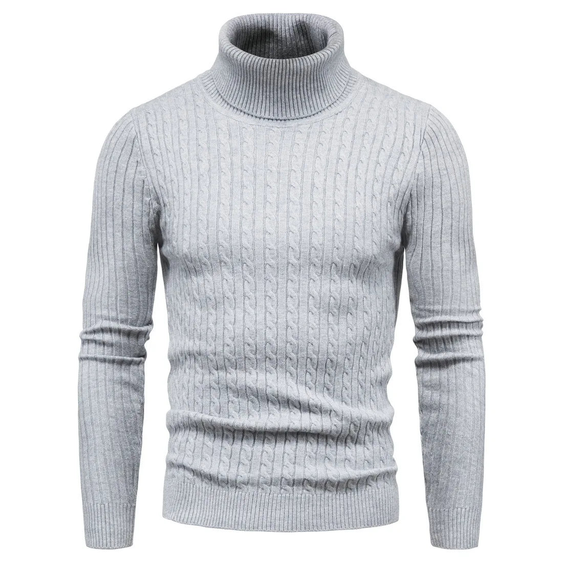 Turtleneck Warm Fashion Solid Color sweater