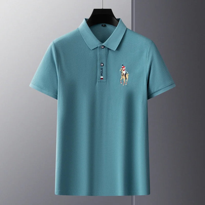 High end luxury POLO shirt with exquisite letter embroidery brand T-shirt