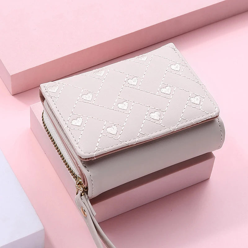 Luxury Designer Lady Wallet Pink Purse