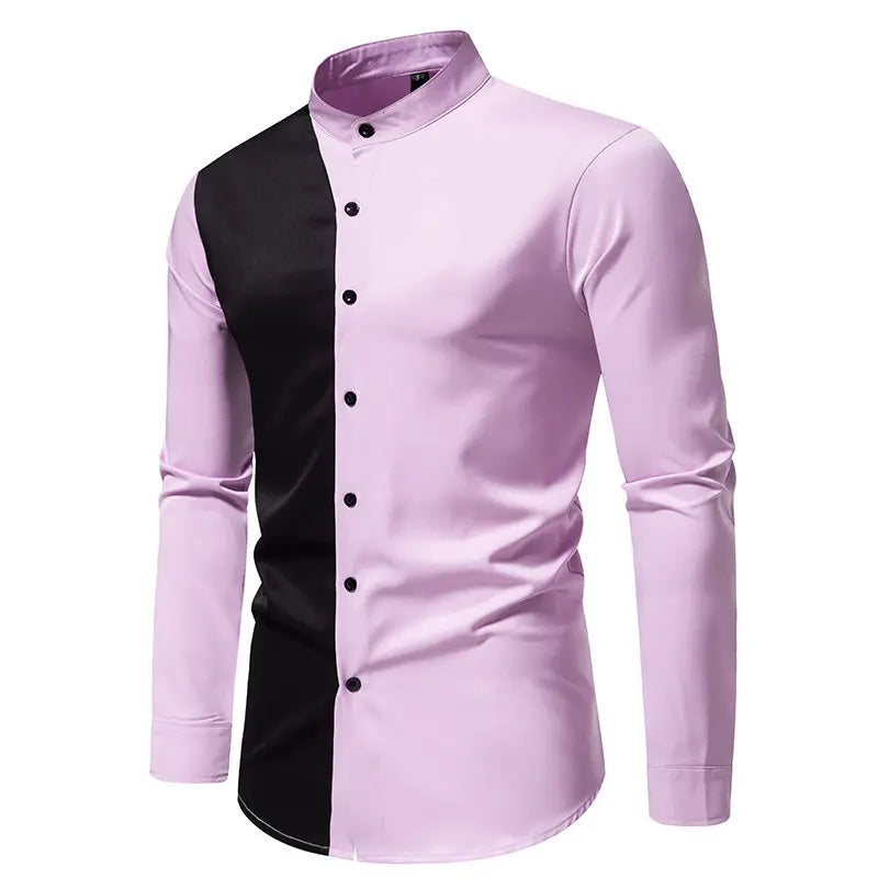 Luxury Clothes Men Blusas Estampadas Dress Shirt Wedding Party Social Festival