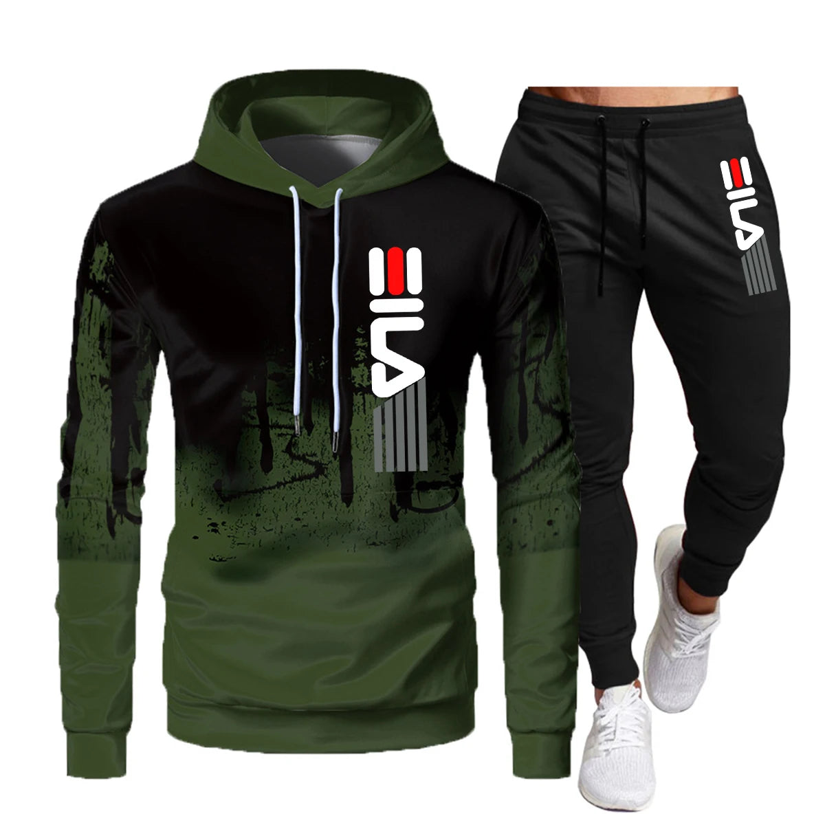 Hoodie Suit Men's Fashion Hoodie Brand Pants Casual Jogging Suit Sports Wear Sweatshirt