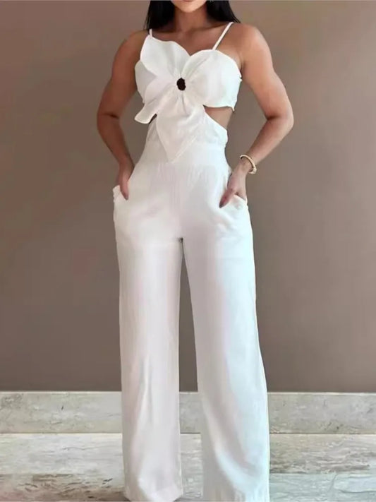 Spaghetti Strap Fashion Jumpsuit