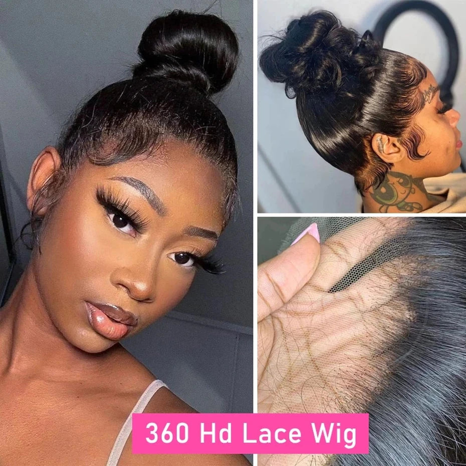 360 Lace Wig 32Inch Body Wave Lace Front Wig 13x4 Human Hair Wigs For Women Brazilian Hair