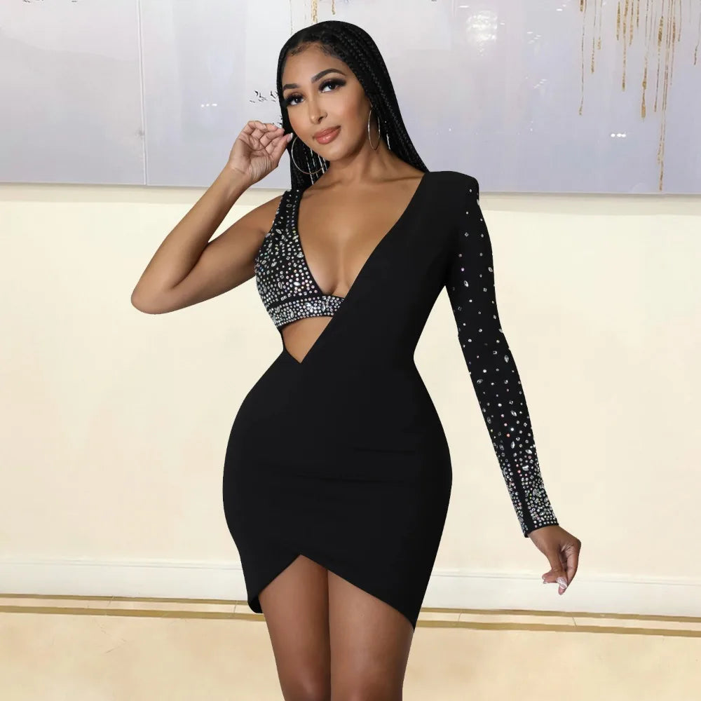 One Shoulder Bodycon Party Dresses