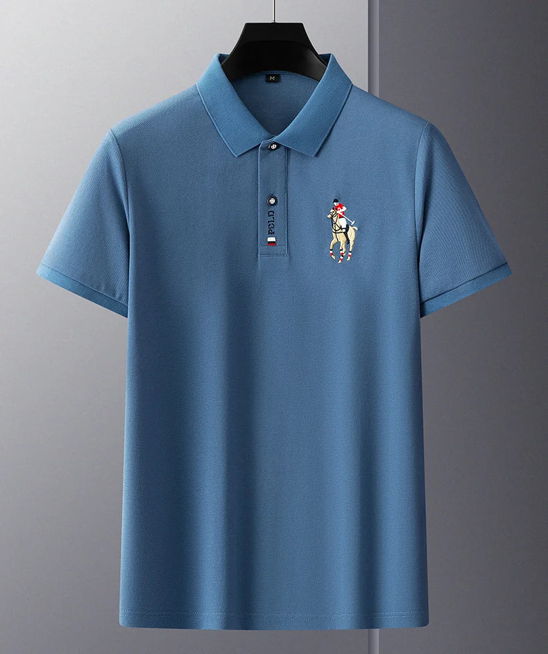 High end luxury POLO shirt with exquisite letter embroidery brand T-shirt