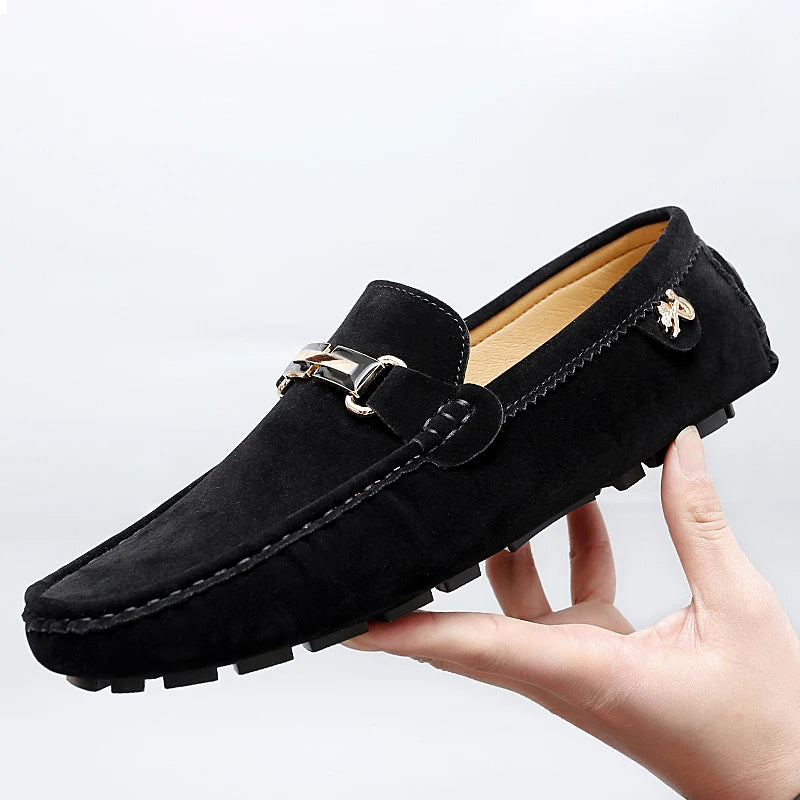 High-quality Men Shoes Luxury Trendy Casual Slip on Formal Loafers Men Moccasins Italian