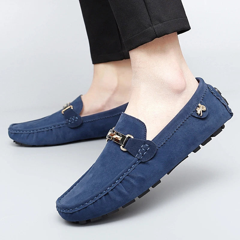 High-quality Men Shoes Luxury Trendy Casual Slip on Formal Loafers Men Moccasins Italian