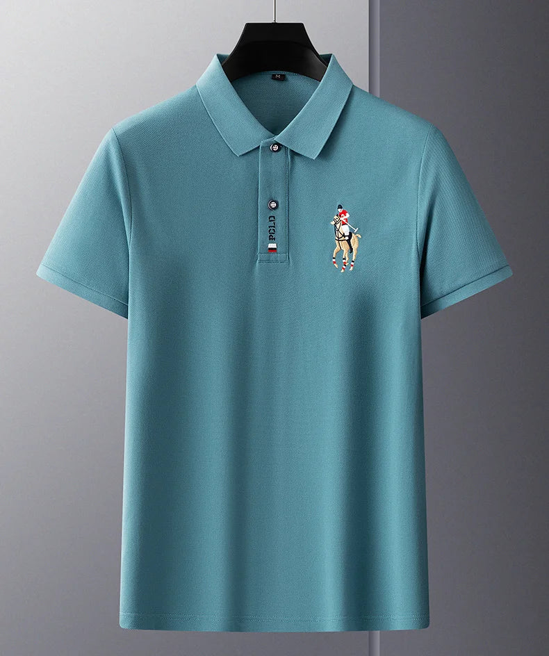 High end luxury POLO shirt with exquisite letter embroidery brand T-shirt