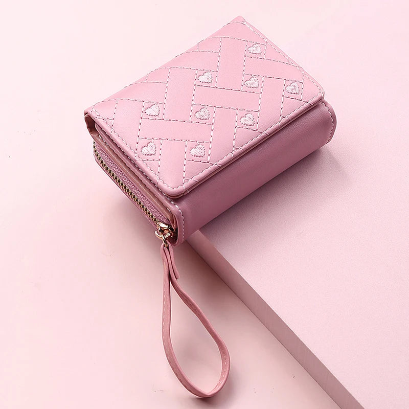 Luxury Designer Lady Wallet Pink Purse