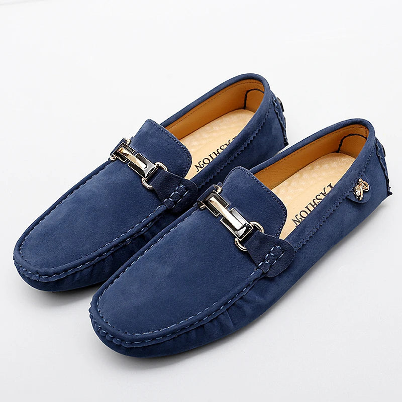 High-quality Men Shoes Luxury Trendy Casual Slip on Formal Loafers Men Moccasins Italian