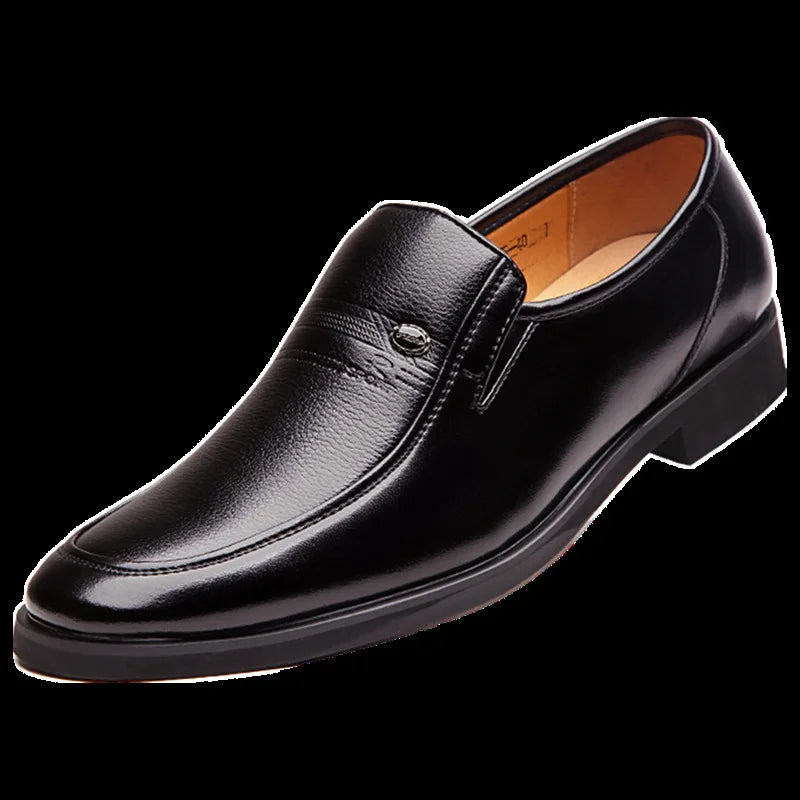 Leather Men Formal Shoes Luxury Brand Plus Size 38-44