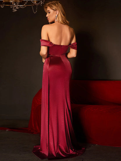 Sexy slip corset prom evening dresses