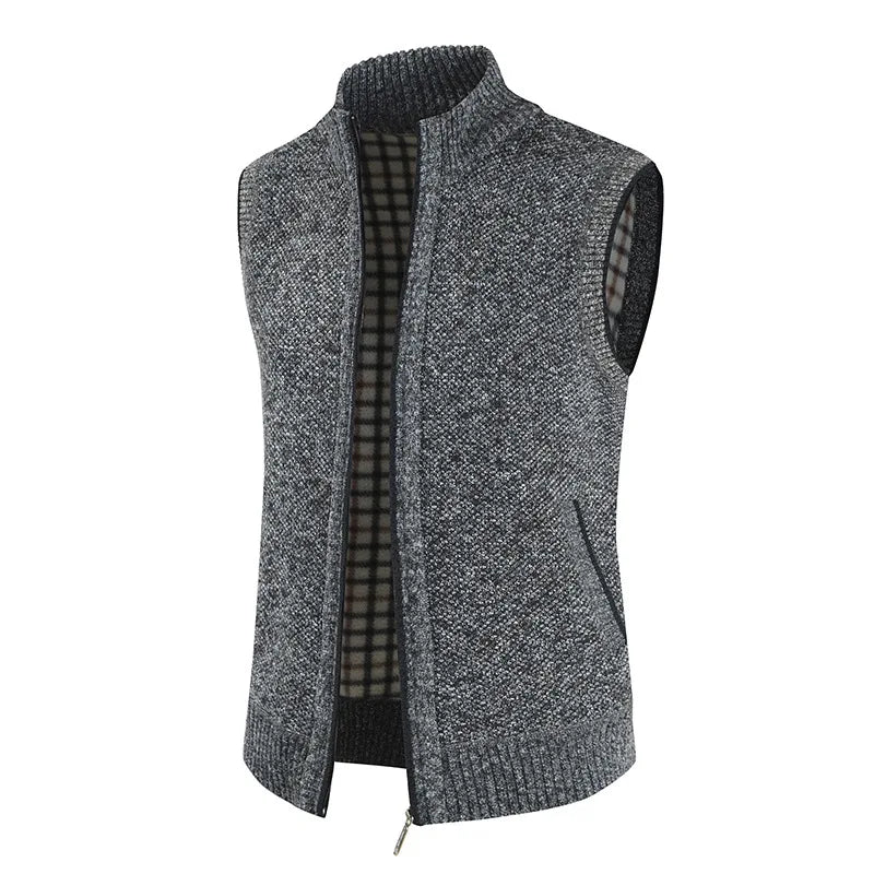 KB New Men's Coat Fashion Warm Outer Wear Vest