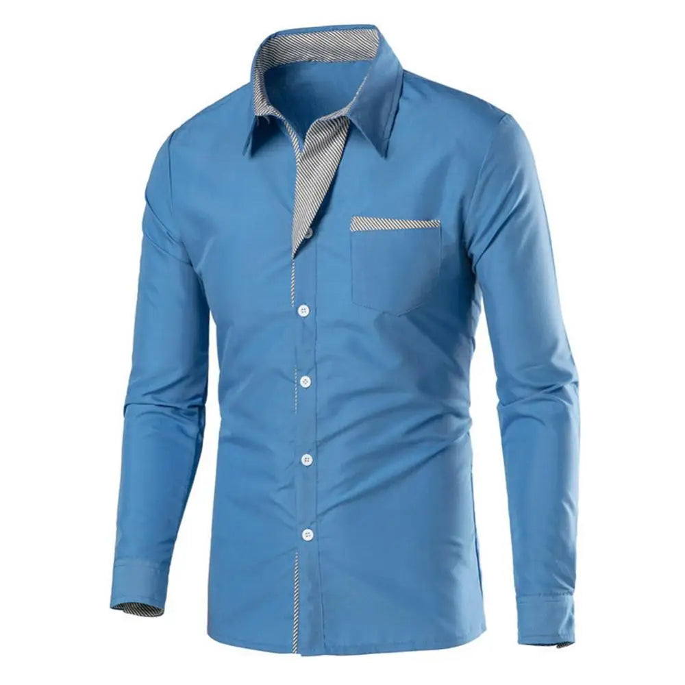 New Casual Cotton Soft Thin Mens Shirts Slim Fit