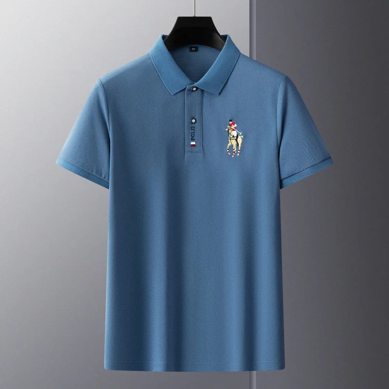 High end luxury POLO shirt with exquisite letter embroidery brand T-shirt