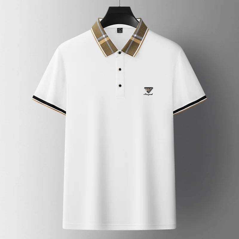 Light luxury brand men's polo shirt short sleeved