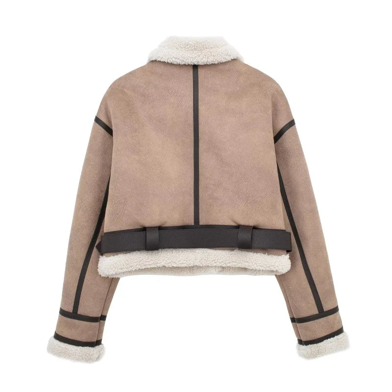 Thickened thermal bomber Jacket