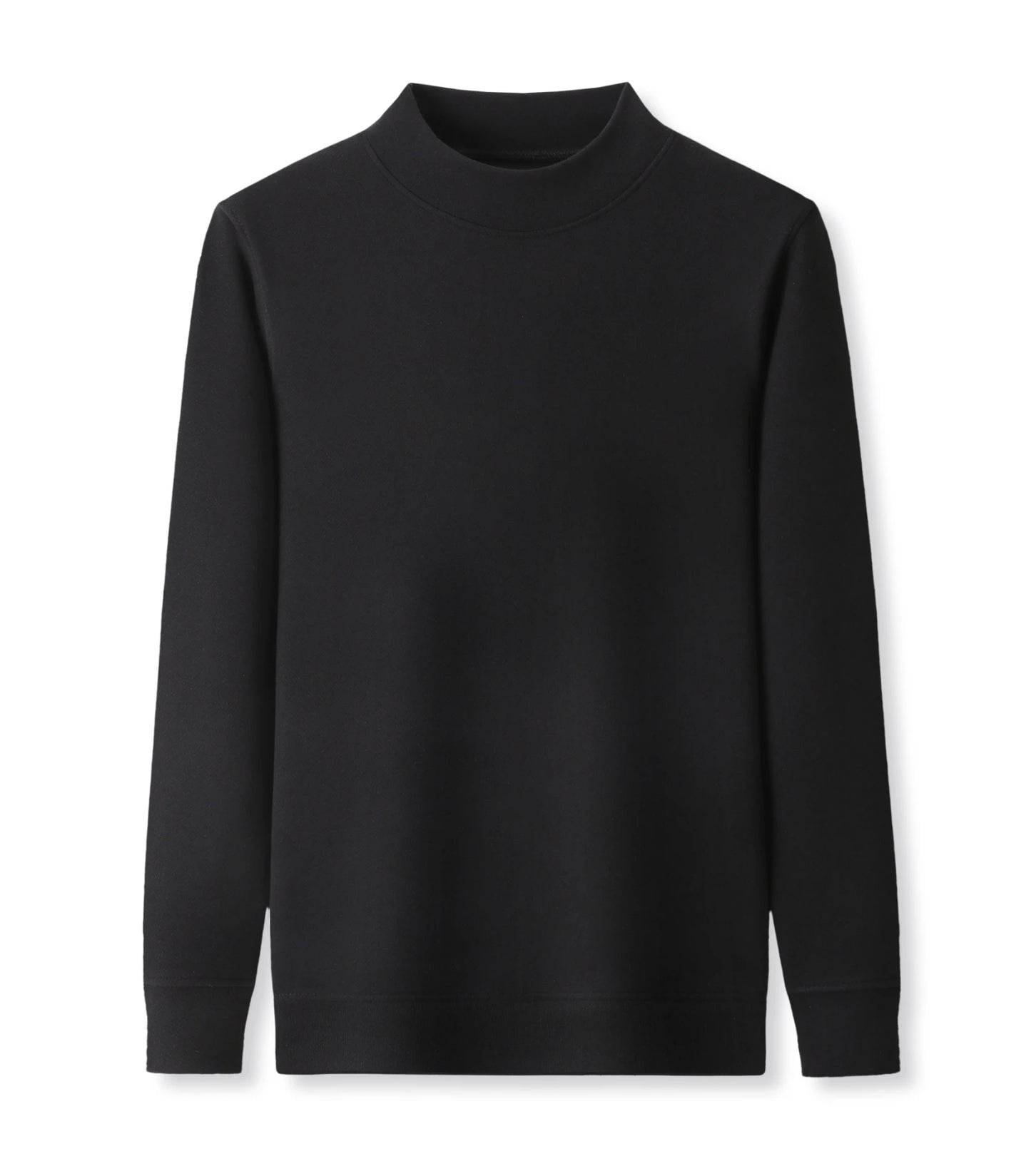 New Long-sleeved Men's Half Turtleneck Pullover