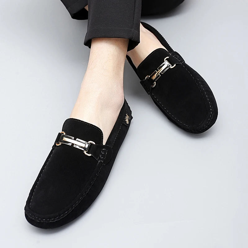 High-quality Men Shoes Luxury Trendy Casual Slip on Formal Loafers Men Moccasins Italian