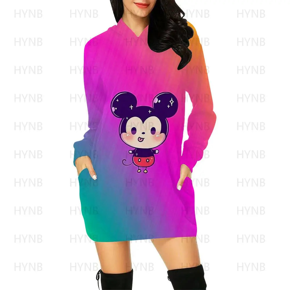 Sweater Long Sleeves Luxury Hoodie Disney Kawaii Mickey