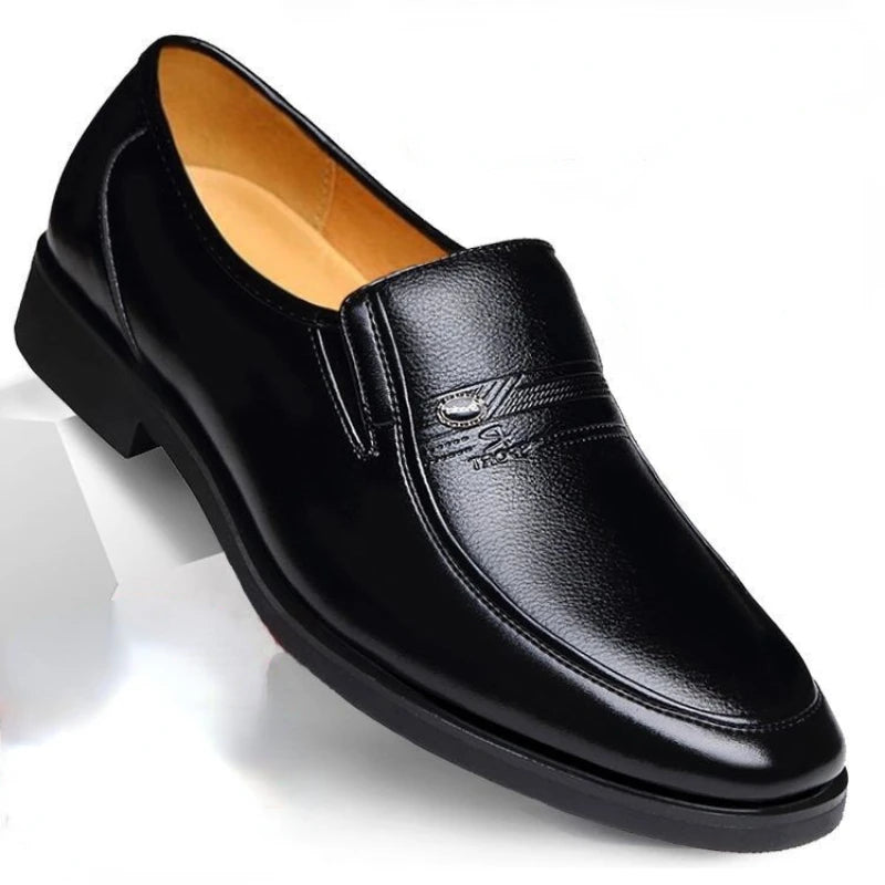 Leather Men Formal Shoes Luxury Brand Plus Size 38-44