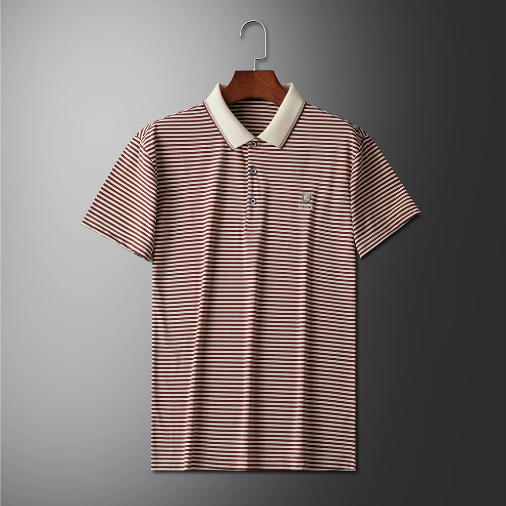 High quality breathable cotton short sleeve men's POLO soft T-shirt