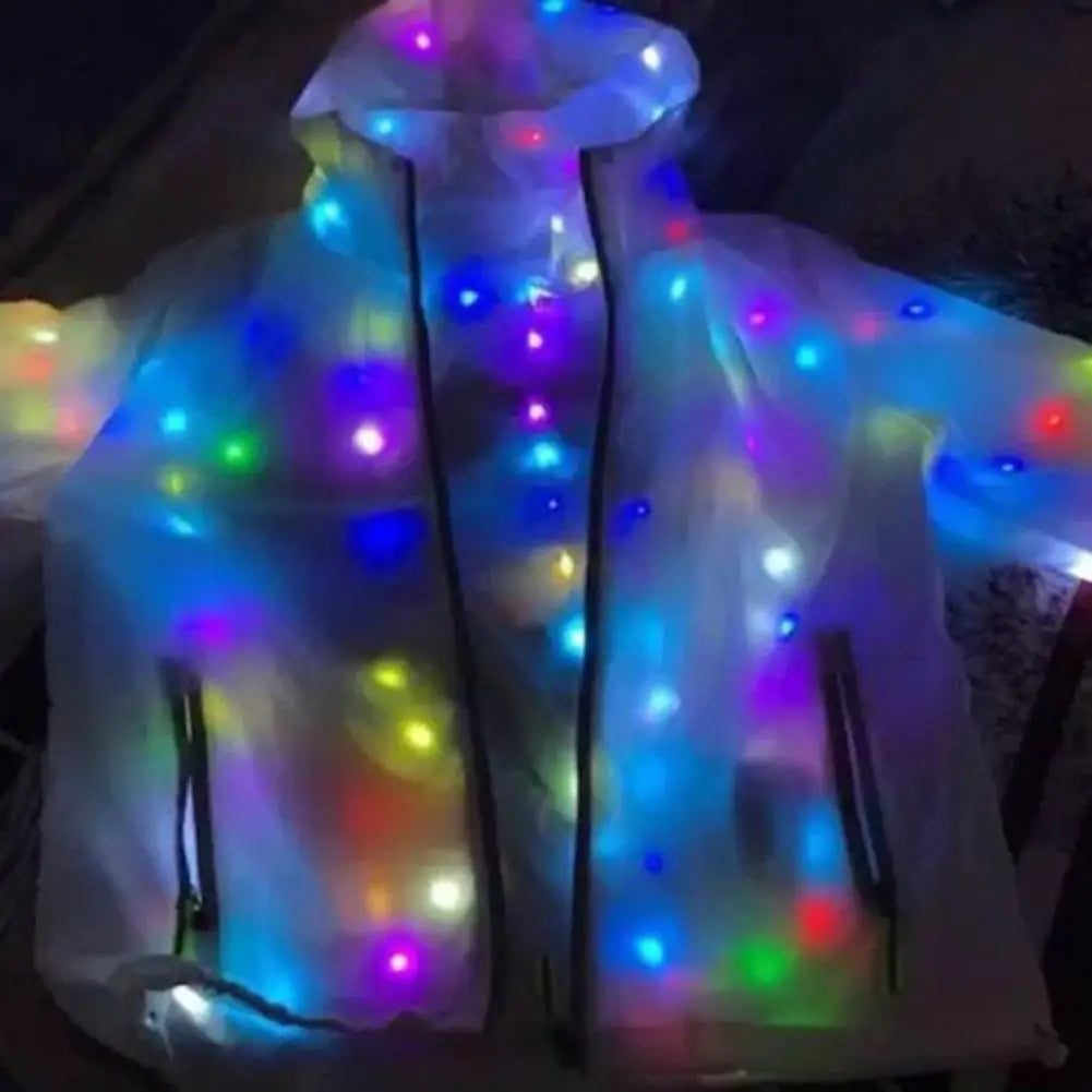 LED Hooded Jacket  Light-up Party Jackets Women & Men