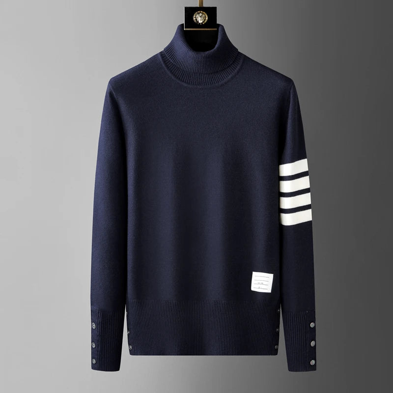 High end luxury brand high neck sweater