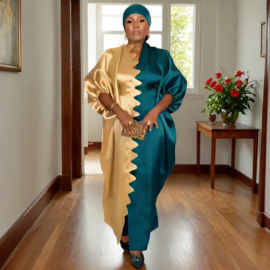 Africa Clothing Dashiki Ankara Outfits Gown Abayas Robe Kaftan Maxi Long Dress