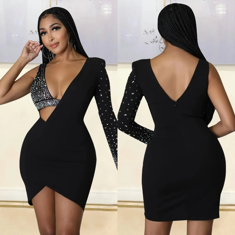 One Shoulder Bodycon Party Dresses