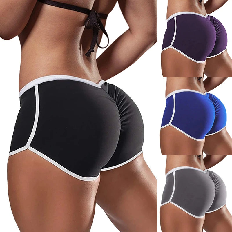 Sports Fitness Skinny Slim Shorts Causal Yoga Shorts