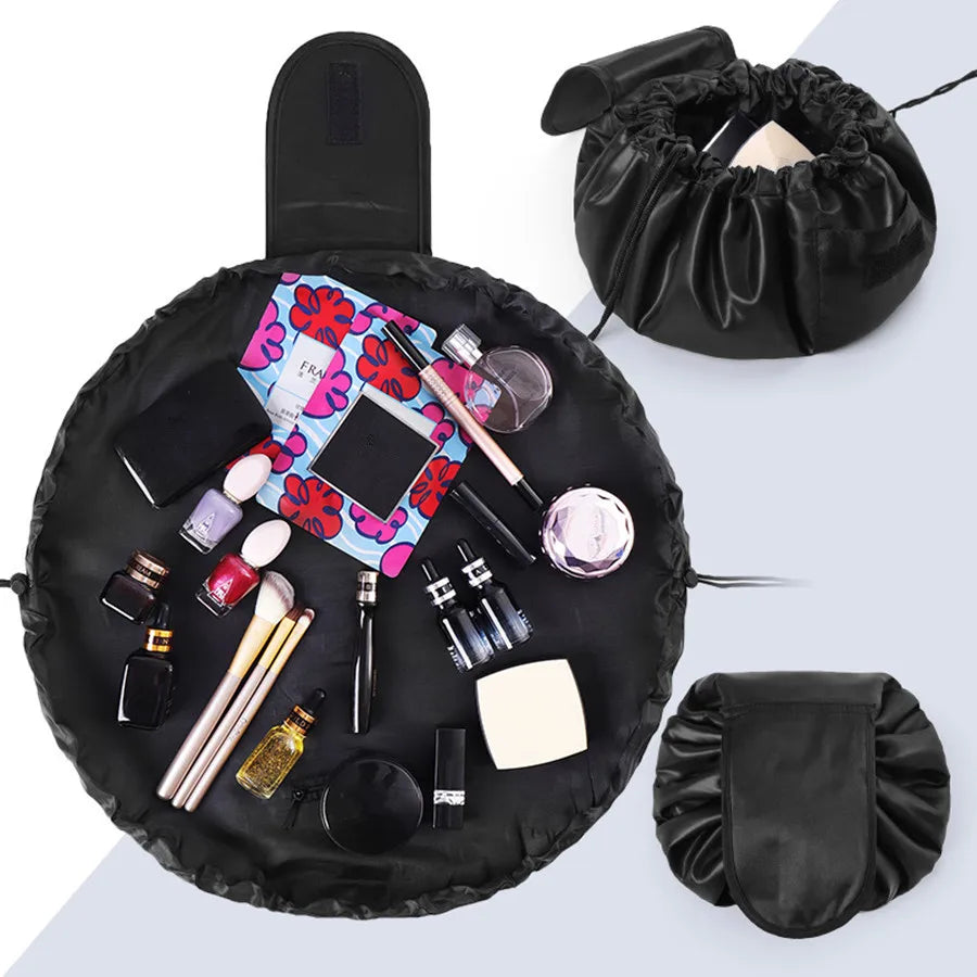 Women Drawstring Makeup Bag Fashion Travel Cosmetic  Storage Bag